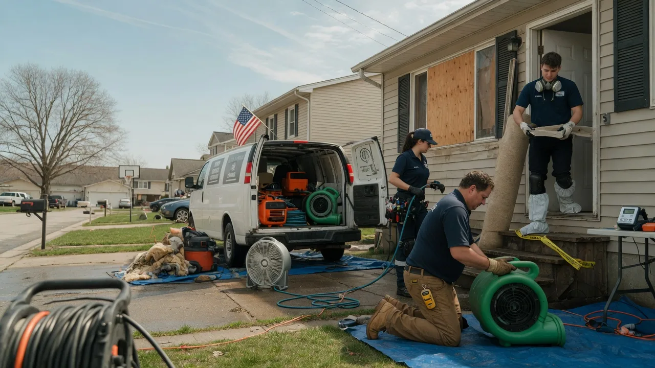 Water Damage Restoration in Midland, SD near me